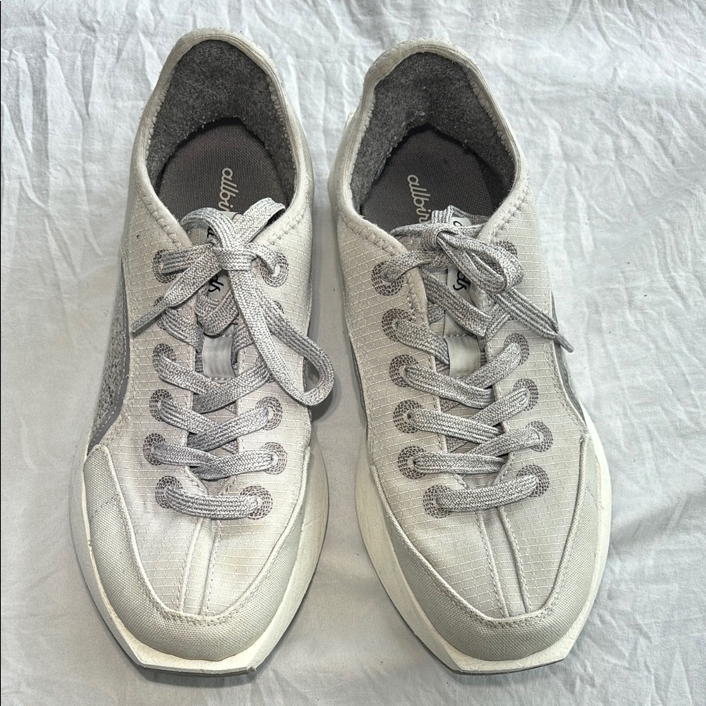 Y2K Allbirds Sneakers runners neutral Grey - Picture 3 of 8